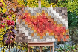 Ruska (koivu, akryyli)